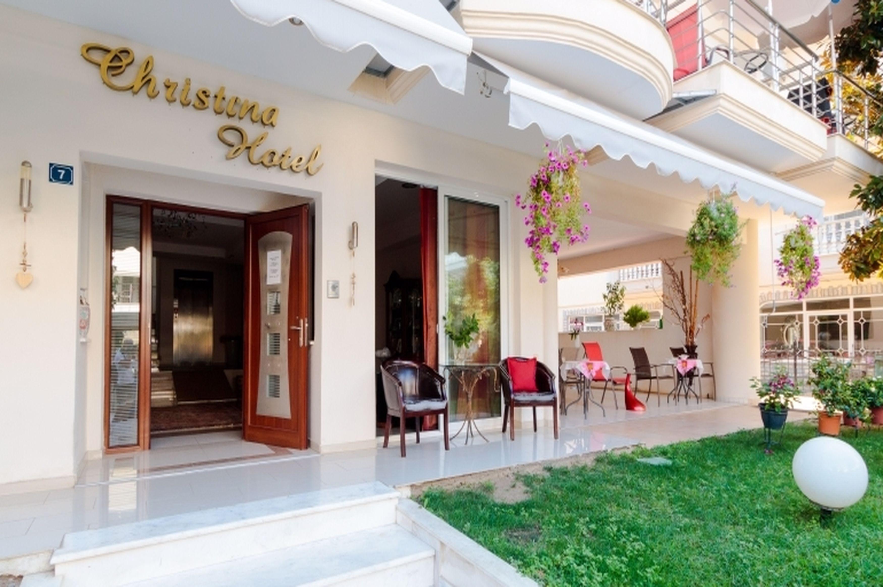Christina Hotel Olympiaki Akti Bagian luar foto